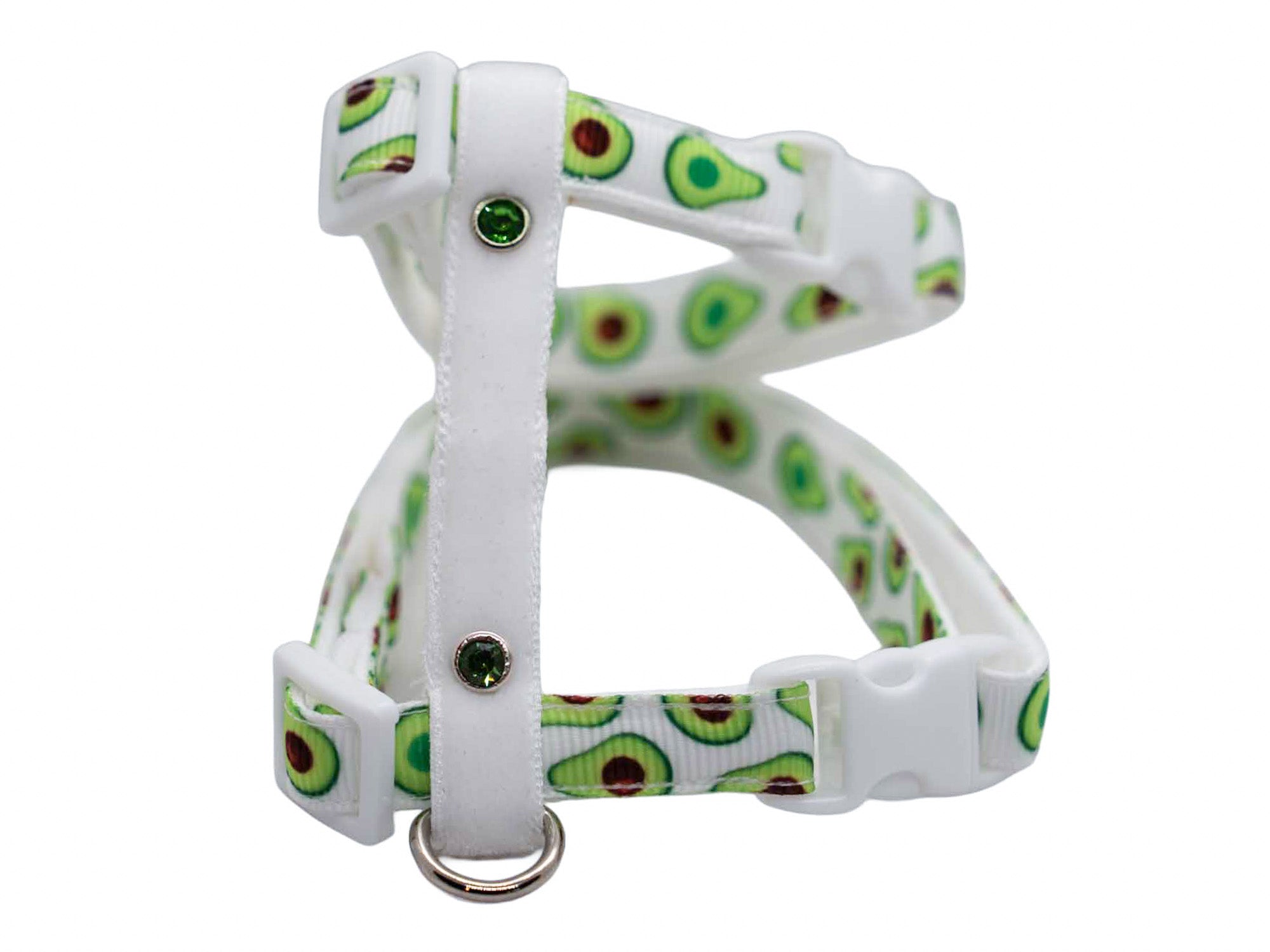 Postroj pro králíka MALGIE avokádo – samet